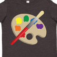 thumbnail image 4 of Inktastic Artist Palette and Brush Boys or Girls Toddler T-Shirt, 4 of 5