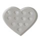 thumbnail image 2 of Soporte de pegamento para pestañas, placa de mano de cristal reutilizable Corazón transparente Yuyangstore Soporte de pegamento para pestañas, 2 of 7