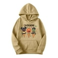 thumbnail image 2 of Turilly Hoodies for Women Daily Hooded Sweatshirt Long Sleeve Casual Pocket Pullover Shirt Blouse, 2 of 5
