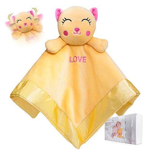 baby rattle gender neutral gift shower linen rattle Baby gift set cuddle blanket baby shower gift set newborn muslin comforter