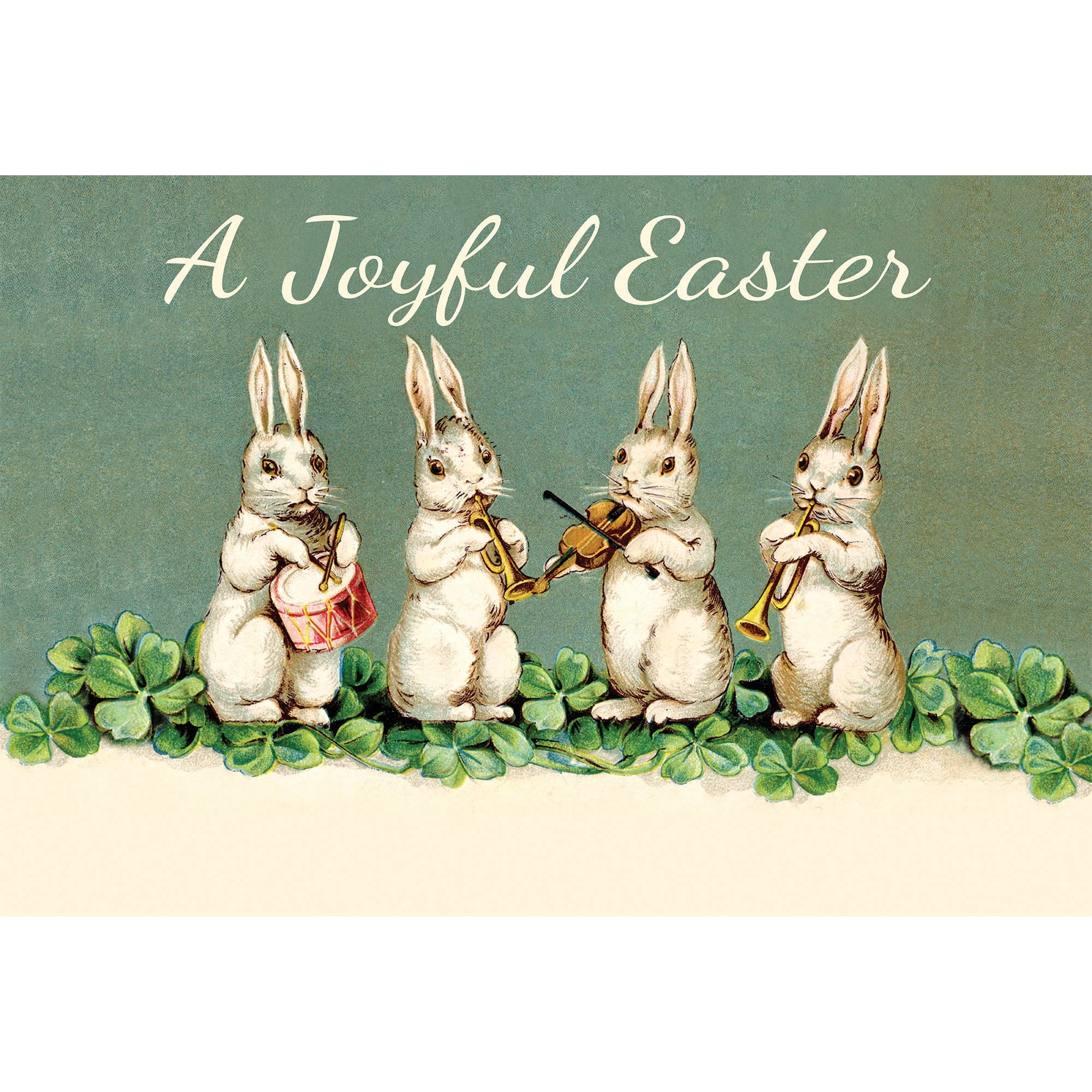 A Joyful Easter Personalized Doormat with Custom Name Printing and Non-Slip Rubber Backing, Outdoor/Indoor, 18" x 27"