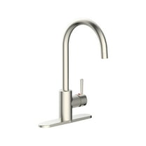 Design House Eastport Single-Handle Kitchen Faucet in Satin Nickel