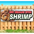 thumbnail image 2 of New Orleans Style Shrimp 13 oz Banner | Non-Fabric | Heavy-Duty Vinyl Single-Sided With Metal Grommets, 2 of 5