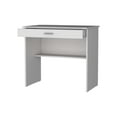 thumbnail image 3 of White Storage Desk With Drawer And Shelf, 3 of 6