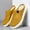Yellow Brown, variant on Solid Yellow Breathable Perforated Mule Shoes Shock Absorbing White Outsole Summer Daily Trainers