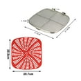 thumbnail image 4 of TIERPOP Stainless Steel Splatter Shield Silicone Liner Set for Ninjafoodi AG300 AG300C AG301C AG302 AG400 Air Accessories, 4 of 10