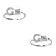 thumbnail image 2 of Minnieouse Anillo abierto con letras mayúsculas, anillos elegantes reutilizables para interiores y exteriores, fiesta en casa, joyería de oficina, regalo Letra G 2piezas Minnieouse CBP104047, 2 of 5