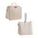 thumbnail image 3 of 2 bolsas térmicas para el almuerzo, lonchera portátil para el trabajo, picnic y viajes. Blanco, 3 of 9