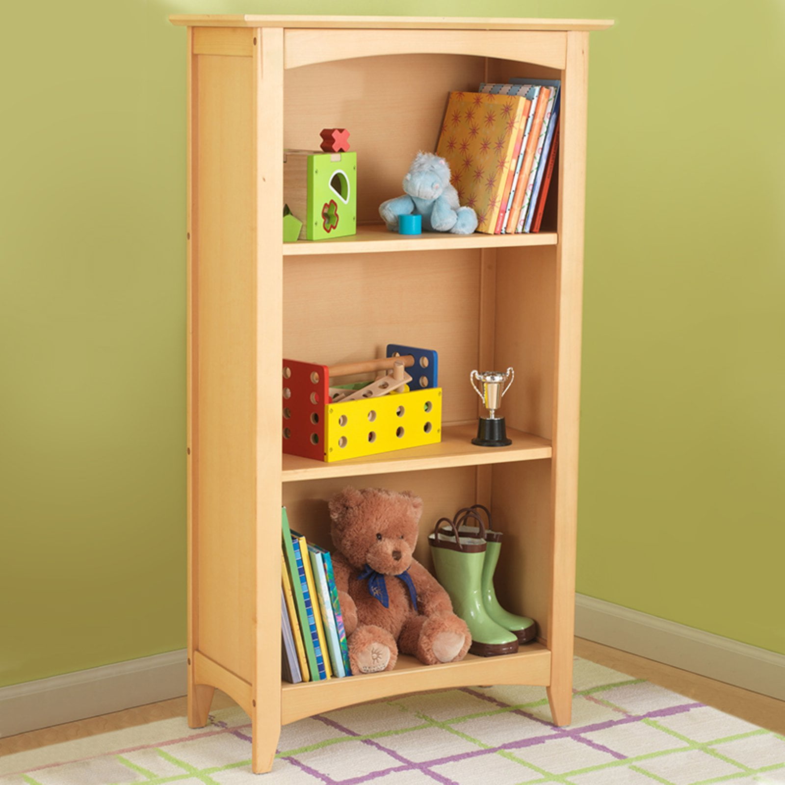 Kidkraft Avalon 3 Shelf Wood Bookcase Walmart Com Walmart Com