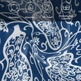 thumbnail image 6 of Navy Blue Gourd Cloth Napkins, Modern Abstract Art Floral Washable and Reusable Dinner Napkins Set of 8, Table Napkin for Kitchen Party Birthday Wedding Hotel Housewarming 20"x20", 6 of 9