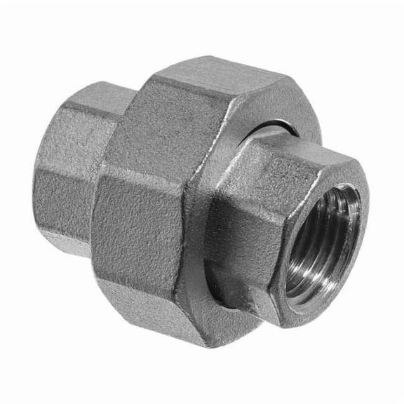 Pipe Fitting - 304 Stainless Steel - Class 150 - Union - 1/2" BSPP Female