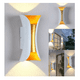 thumbnail image 2 of Lámpara De Pared Exteriores Led Para Moderna Impermeable Oro dorado/blanco, 2 of 5