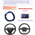 thumbnail image 2 of YISITIAN Bling Elastic Stretch Car Steering Wheel Cover,14.5-15 Inch Crystal Rhinestone Vehicle Steer Wheel Protector,Anti-Slip Diamond Auto Interior Accessories,Universal for Most Cars CJ919-50125, 2 of 6