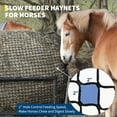 thumbnail image 6 of 5x5 ft Large Round Bale Hay Net for Horses - Heavy Duty Knotless Slow Feed Net with 2" Holes, for Cattle, Sheep, Livestock in Pastures, 6 of 7