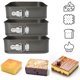 thumbnail image 4 of Molde cuadrado desmontable para postre, molde para pasteles antiadherente a prueba de fugas, molde para hornear pastel de queso, pastel de queso para hornear, 4 of 5