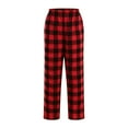 thumbnail image 4 of Dakiuu Boys Girls Plaid Pajamas Pants Checked Christmas Soft Knit Microfleece Pj Bottoms for Kids Youth Junior Teens Sleepwear Tween Loungewear Trousers Size 7-18 Years, 4 of 6