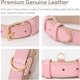 thumbnail image 3 of Collar para perro, de cuero, ajustable, con acolchado suave, para perros pequeños, medianos o grandes, color rosa, talla M, 3 of 3