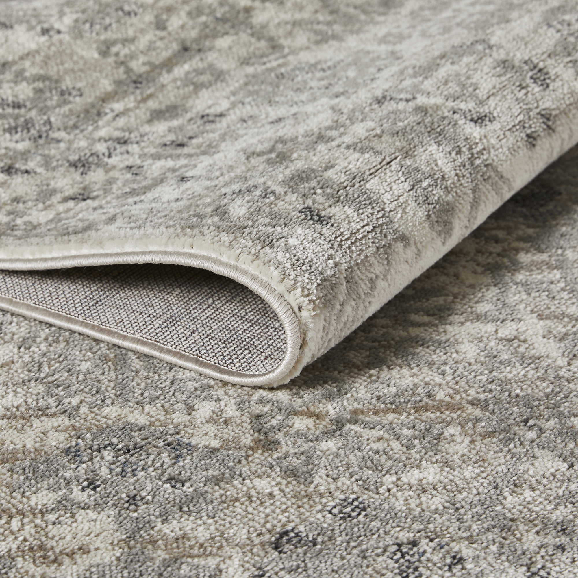 Loomaknoti Celena Asheley 9' x 12' Ivory Floral Indoor Area Rug