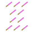 thumbnail image 2 of Soidarity Champú de pestañas para extensiones de pestañas Limpieza profunda Cepillos para la nariz Cabeza de flor plana cabeza de flor rosa 10piezas, 2 of 6