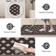 thumbnail image 6 of IsecretJoy Washable Kitchen Rugs Sets of 3, Non Slip Kitchen Mats for Floor Waterproof & Stain Resistant Runner Rug for Kitchen, Laundry Room, Hallway, 6 of 11