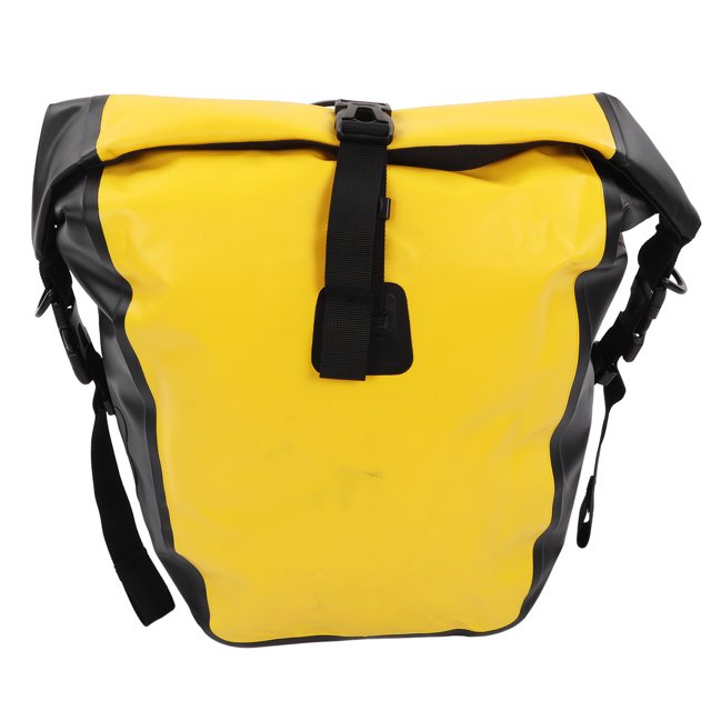 Bolsa Trasera Para Bicicleta, Bolsa Impermeable Para Sillín De Bicicleta Al Aire Libre Para Ciclismo De Larga Distancia, Ajuste Amarillo Para La Mayoría De Portabicicletas