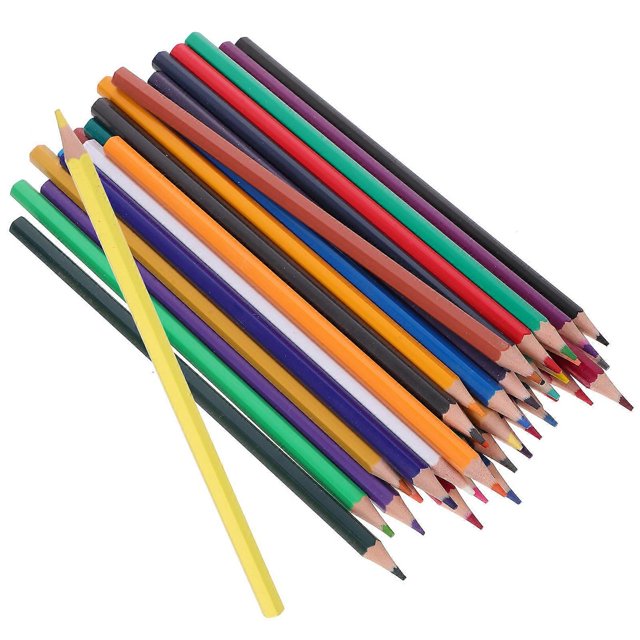 Colored Pencils Wood Paint Colored Pencils for Daily Use 48Pcs Set