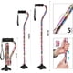 thumbnail image 5 of Bastones LIXIANG para mujer y hombre, ajustables, plegables con mango de esponja suave, ligeros, aptos para artritis, ancianos y personas con discapacidad (flor rosa), 5 of 5