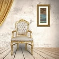thumbnail image 3 of Pinto, Patricia 15x32 Gold Ornate Wood Framed with Double Matting Museum Art Print Titled - Blue Eclectic VI, 3 of 4