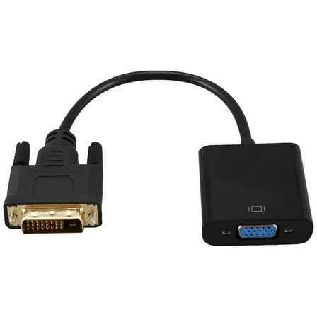 1*DVI to VGA Adapter Cable-black