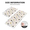 thumbnail image 2 of Yiaed Geometric Triangle Kitchen Rugs Sets of 2 Kitchen Mats Cushioned Anti Fatigue Kitchen Rug Tapetes Para Cocina for Sink,Laundry Room, 2 of 6