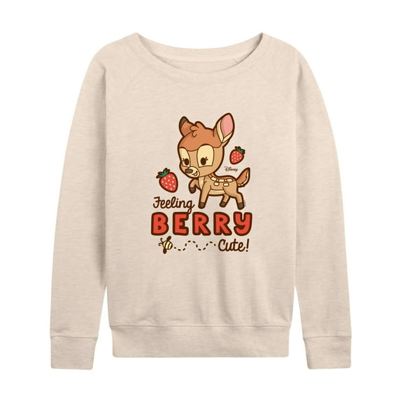 Disney - Feeling Berry Cute - Women's Lightweight French Terry Long Sleeve Shirt