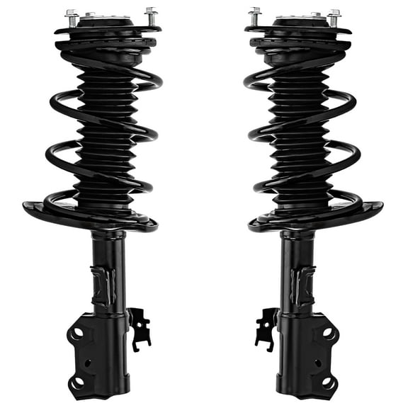 Detroit Axle - Front Driver Passenger Side Struts w/ Coil Spring Assembly Replacement for 2011 2012 2013 2014 2015 2016 Scion tC - 2pc Set