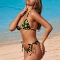 thumbnail image 2 of Yuyamidu Jamaica Heart Women Triangle Bikini Sets Lightweight Bathing Suit Quick Dry Bathing Swimwear Size XL Halter Two Piece Swimsuits, 2 of 6