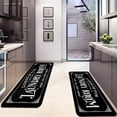 thumbnail image 3 of Laundry Room Rug 20"x47" Laundry Rugs and Mats for Laundry Room Decor Washable Runner Rugs for Kitchen Floor Bathroom Area Rugs, Black, 3 of 5
