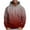 Wine, variant on ZCFZJW Mens Fashion Hooded Sweatshirts Trendy Long Sleeve Drawstring Hoodies Casual Striped Tie Dye Print Hoodie Outwear Coat Tops with Pockets Black M