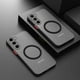 thumbnail image 2 of Matte Magnetic For Samsung Galaxy S23 S22 S21 S20 Ultra Plus FE A54 A53 A52 A32 A13 A34 4G 5G Case Frosted Wireless Charge Cover, 2 of 5