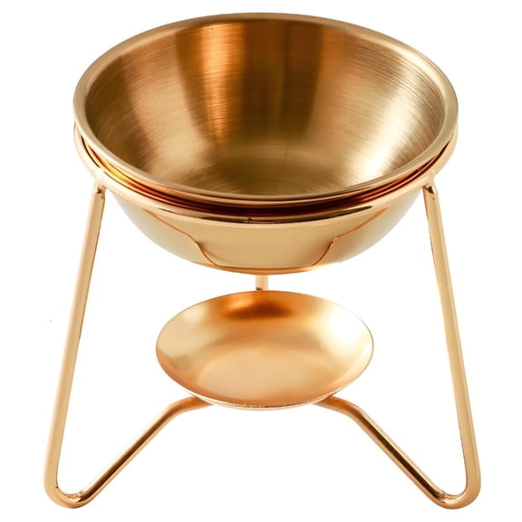 Giaone Metal Waxes Melt Warmer Essential Oil Burners Scented Diffuser Tealight Holder for Aromatherapies and Home Decoration