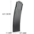 thumbnail image 2 of Worker 22-Darts Banana Magazine Clip Replacement For Nerf N-Strike Elite Toy (Black), 2 of 5