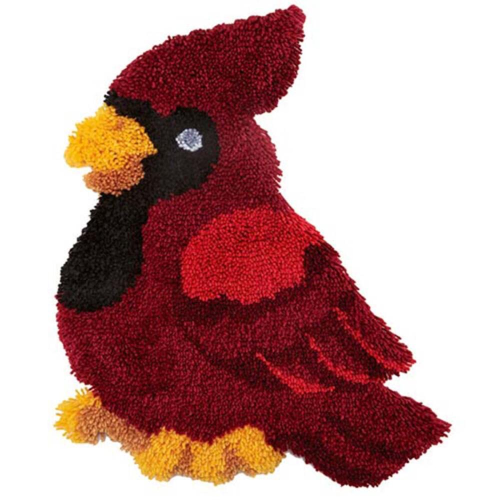 Craftways Playful Cardinal Latch Hook Kit