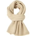 thumbnail image 1 of GHSDFBB Solid Winter Scarf for Girls Women Cold Weather Fashionable Knit Scarves, 1 of 7