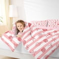 thumbnail image 3 of Erosebridal Girls Pink Ribbon Bow Twin Bedding Sets 7-Piece,Ocean Seashell Starfish Bedding Comforter Set for Teens Women,Pink Reversible,Microfiber Bedroom Decor, 3 of 6