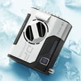 thumbnail image 1 of Mini ventilador de 5000/10000 mAh con 5 velocidades de viento 3 en 1 ventilador de cintura para niñas damas y hombres Hugtrwg Para estrenar, 1 of 9