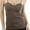 Chocolate, variant on Women's Seamless Cami with Built in Bra