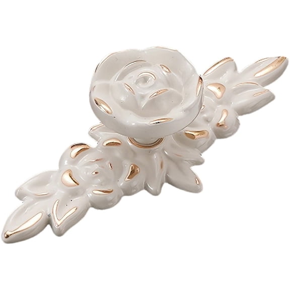European Rose Style Cabinet Handles Kitchen Handles Zinc Alloy Wardrobe Pulls Drawer Knobs Furniture Hardware Handles