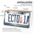 thumbnail image 4 of Cute Bear License Plate Frame, Aluminum Car Tag Frames, 2 Pack Universal Car License Plate Covers with 2 Holes and Screws Decorative, 4 of 7
