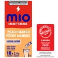 thumbnail image 1 of mio Energy Peach Mango Energy Drink Mix, 2.4 g Packets, 10 ct Box, 1 of 16