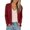 Wine, variant on Women's Open Front Jackets Lightweight Long Sleeve Cardigan Soft Knitted Fall Winter Jacket Wine S