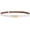 White /Gold, variant on Women Ladies Adjustable Skinny Leather Belt Solid Alloy Turn Lock Slim Thin Belt For Dresses Jeans Pants