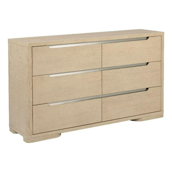 Ladera 6-drawer Bedroom Dresser Light Elm