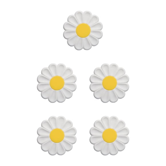 Mantel Individual de Silicona Billuyoard con Flores Blanco 5Conjunto